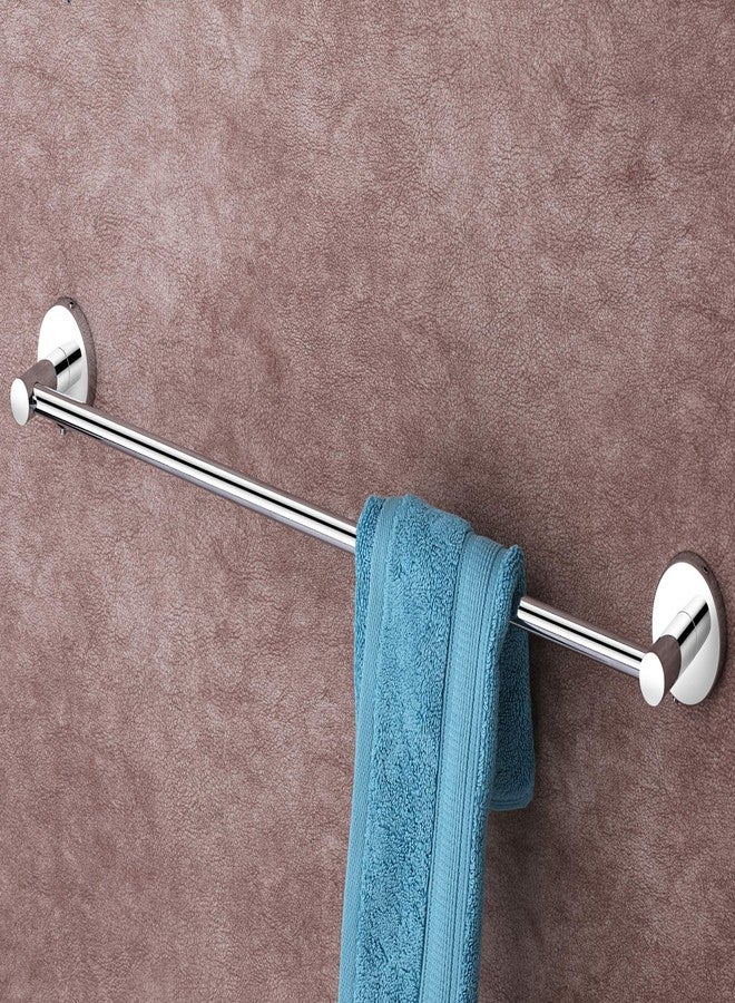 iSTAR Chrome Finish Stainless Steel Towel Rod/Towel Rack for Bathroom/Towel Bar/Hanger/Stand/Bathroom Accessories (24 Inch Pack of 1) - Image 2